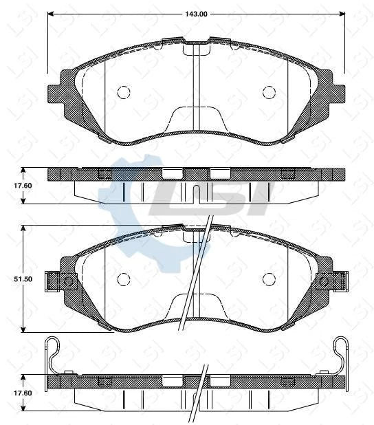 Front Brake Pads + 256mm Rotors Set for Holden VIVA JF 1.8 2005-2009