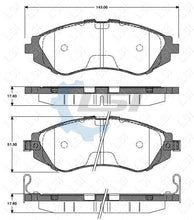 Load image into Gallery viewer, Front Brake Pads + 256mm Rotors Set for Holden VIVA JF 1.8 2005-2009
