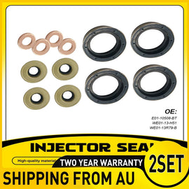 8x For Ford PK Ranger 2.5/3.0 Diesel Cylinder Head Injector Seal and Washer Kit