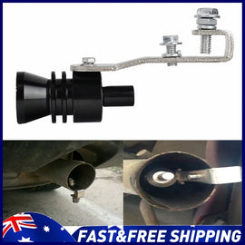 Black Fake Turbo Sound Whistle Exhaust Muffler Pipe Simulat Blow Off Valve 1pcs