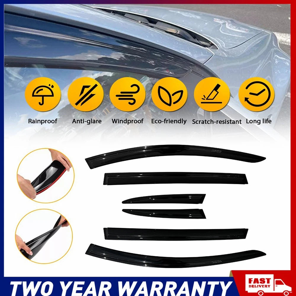Weathershield Weather Shields for 2006-2019 Holden Commodore VE VF Wagon Strip