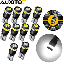 Load image into Gallery viewer, Canbus T10 White 194 168 W5W LED Car Side Wedge Parker Light Globe Bulbs 12V 10x