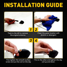 Load image into Gallery viewer, Car Trim Universal Shark Fin Roof Aerial FM Signal Decoration AM Radio Antenna.