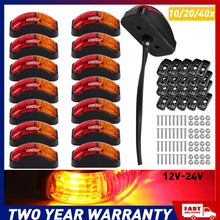 Load image into Gallery viewer, 4/10/20x Red Amber LED Clearance Lights Side Marker Lamp Trailer Truck Caravan A