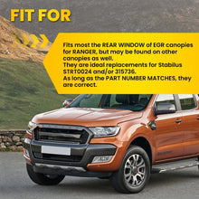 Load image into Gallery viewer, 2 Gas Struts suit EGR Ranger Canopy REAR Window matches Stabilus STRT0024 315736