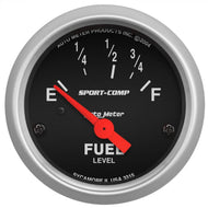 AutoMeter Sport-Comp 2-1/16" Fuel Level Gauge 73-10 Ohm AU3315