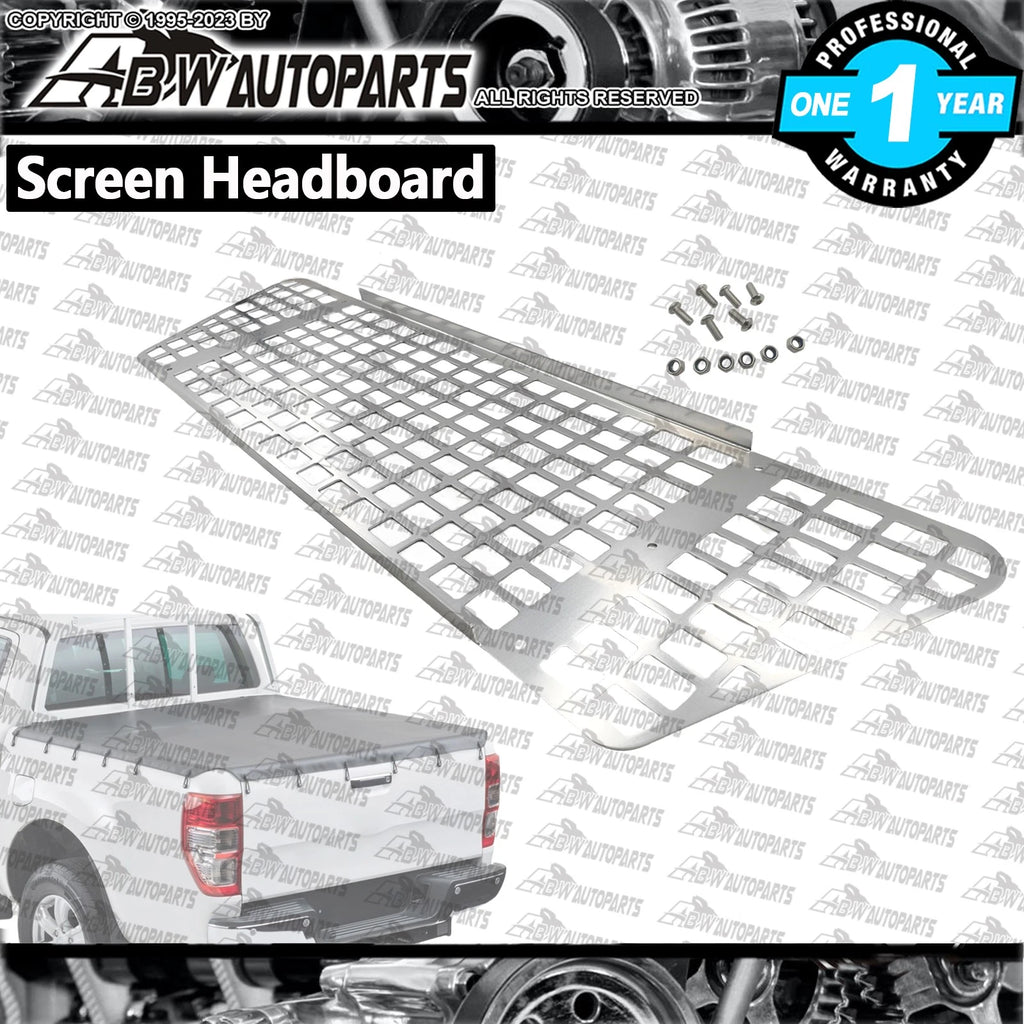 FOR Hilux Genuine Aluminum Tray body Silver 1pcs Safety Ute Screen Headboard
