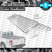Load image into Gallery viewer, FOR Hilux Genuine Aluminum Tray body Silver 1pcs Safety Ute Screen Headboard