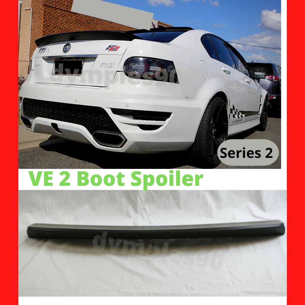 PLASTIC REAR BOOT SPOILER WING FOR HOLDEN VE SERIES II CALAIS / BERLINA