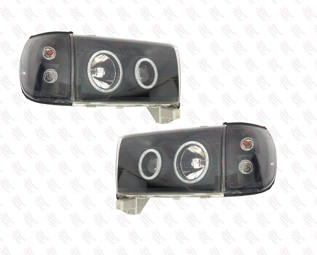 HEAD LIGHT LAMP (LED ANGEL EYES) FIT TOYOTA HILUX SURF 180 185 4RUNNER 1995-2002