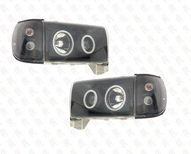 HEAD LIGHT LAMP (LED ANGEL EYES) FIT TOYOTA HILUX SURF 180 185 4RUNNER 1995-2002
