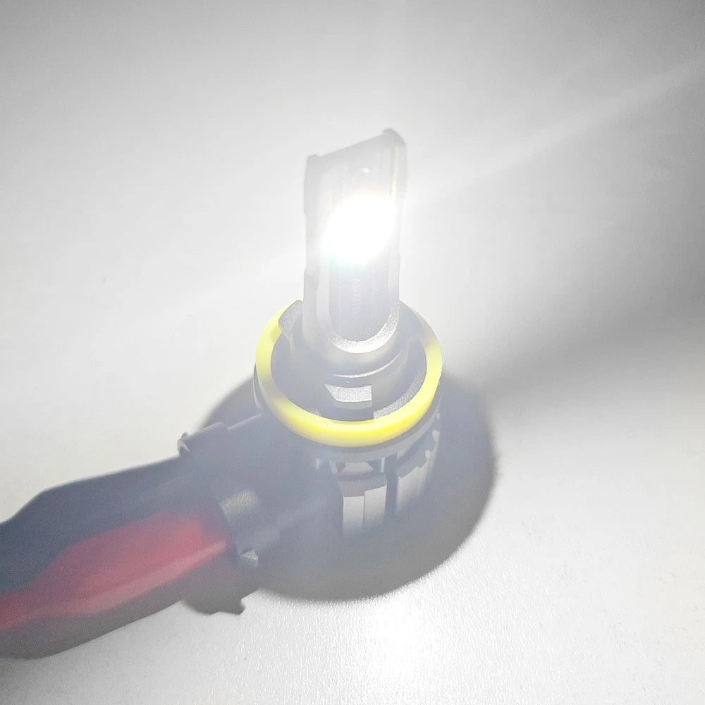 AUXITO 2x H8 H9 H11 LED Headlight Globes Bulbs 100W 28000LM 3000K High Low Beam