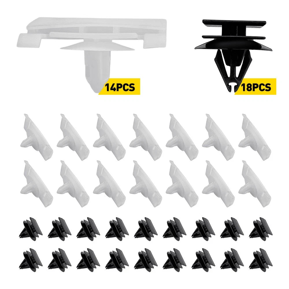 32pcs/kit Side Skirt Clips For Holden VE VF Commodore All 92138807 92138808