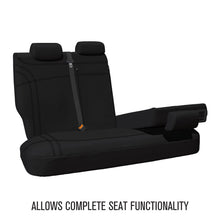 Load image into Gallery viewer, Sperling Getaway Neoprene Rear Black - Black Stitch Seat Covers Suits MUX RJ ...