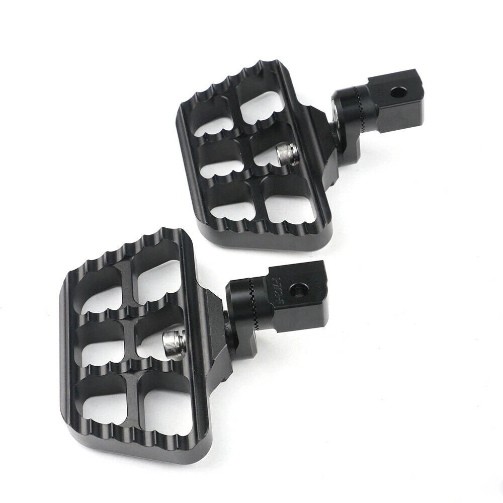 Pair Motorcycle Front Floorboards Mini Serrated Foot Peg For Indian Scout Bobber