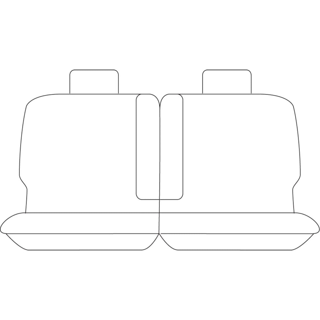 Sperling Getaway Neoprene Middle Black - Silver Stitch Seat Covers Suits Patr...