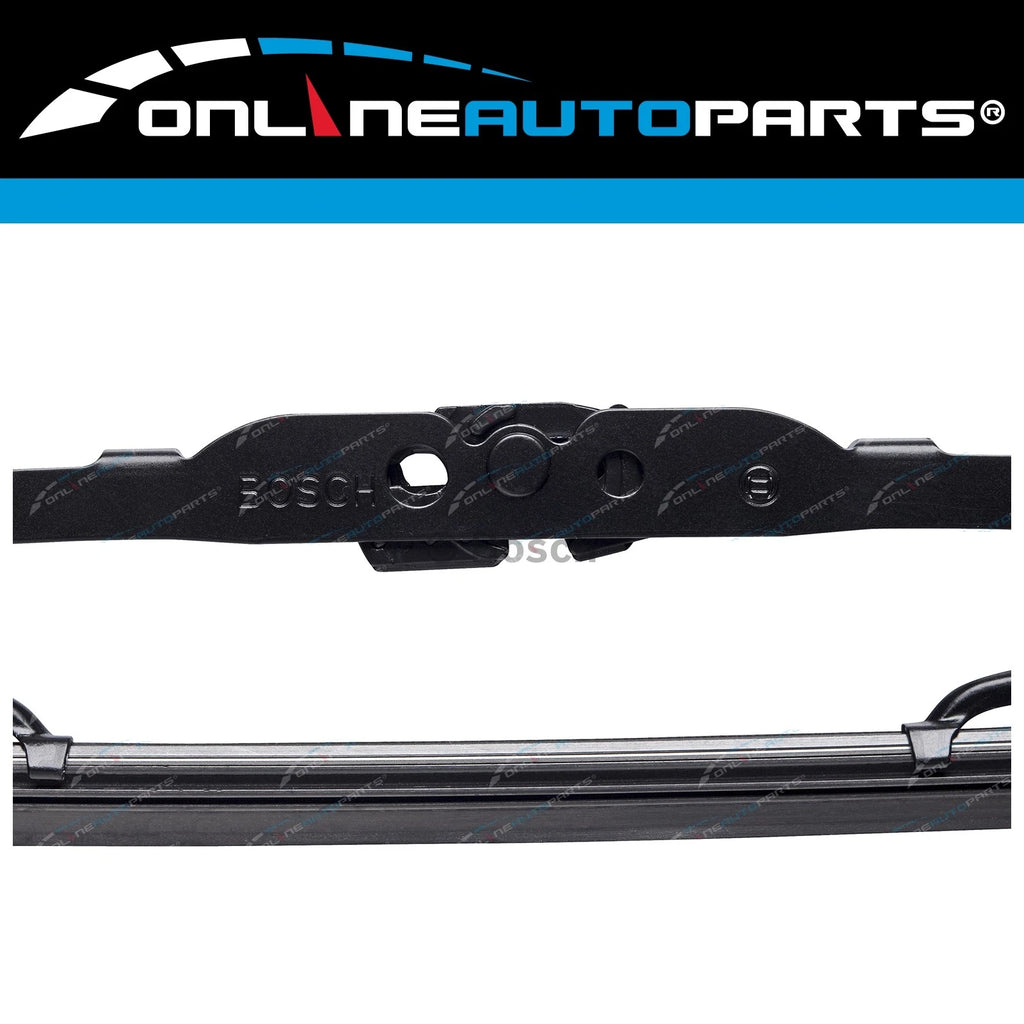 Front Pair Bosch Eco Wiper Blades Set for Mitsubishi Triton MK 1996~2006