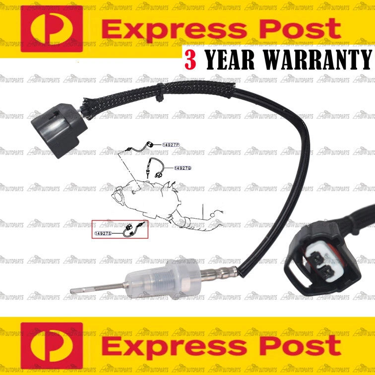 Exhaust Gas DPF Temperature Sensor For Mitsubishi Triton MQ MR 2.4 Diesel 14927S