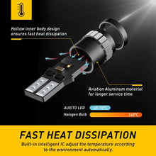 Load image into Gallery viewer, 6000K W5W T10 168 LED globe Light Bulb Number License Plate Indicator 40x A