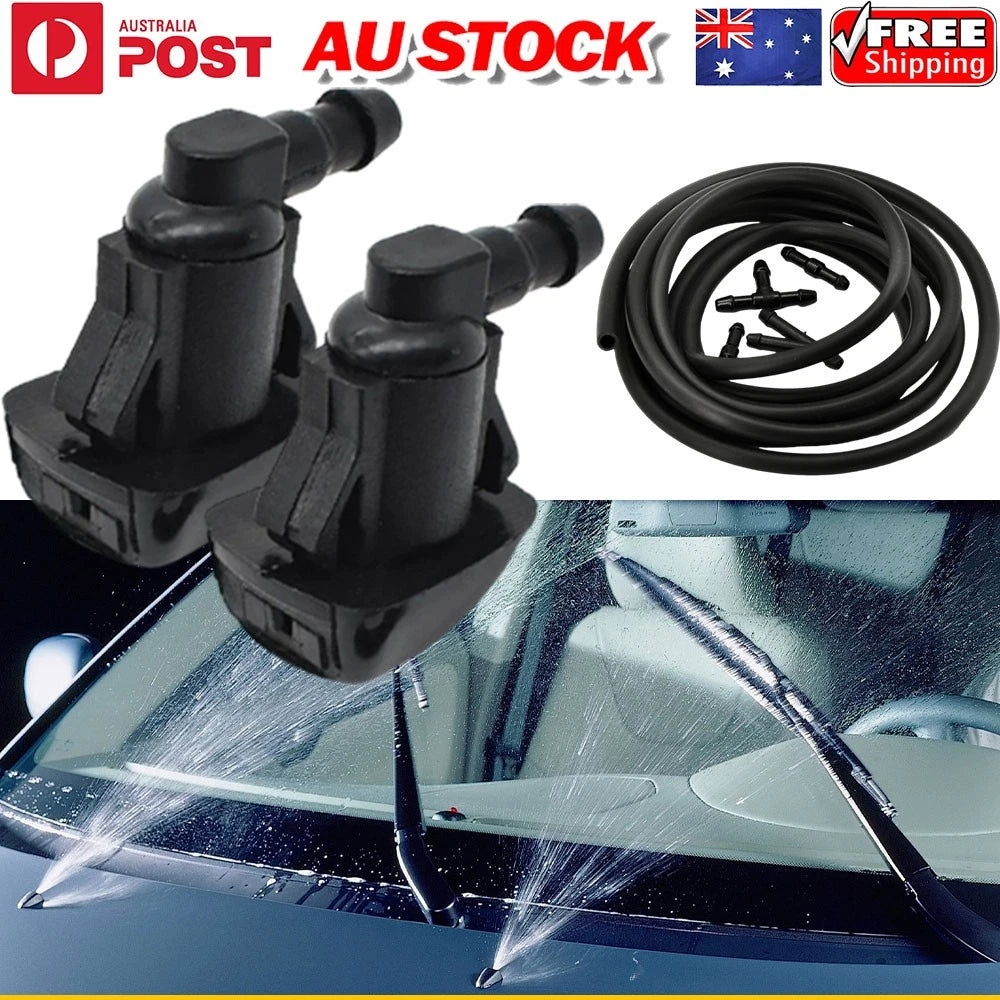 2x Front Windshield Washer Nozzle Spout Jet For 55157319AA Dodge Nitro 2007-2011