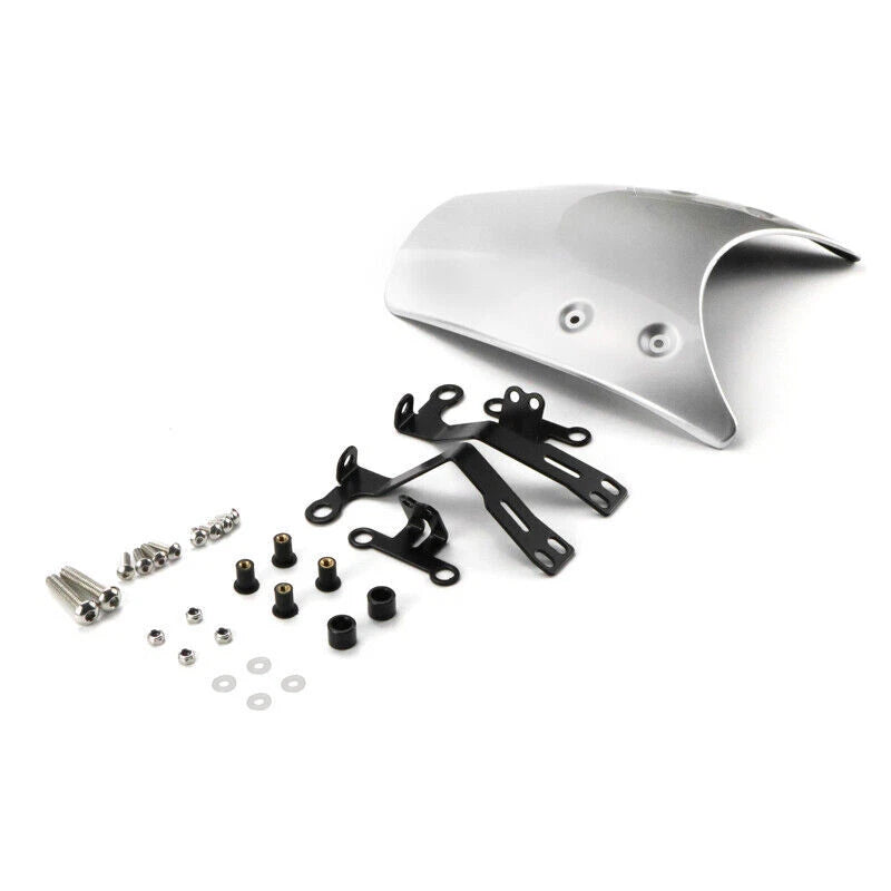 Silver ABS Windshield Windscreen Headlight Fairing For BMW R Nine T 2014-2019 ST