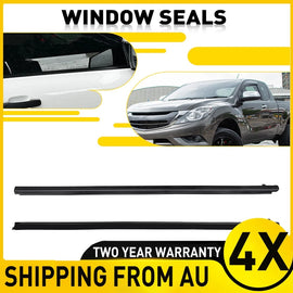 4pcs Window Seal Weather Strips For Mazda BT50 2012-2019 2 Doors Single Cab