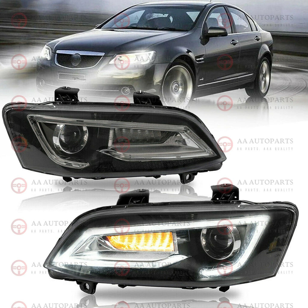 Holden VE Commodore Series 1 & 2 LED DRL Headlights Sequential Indicator Blinker