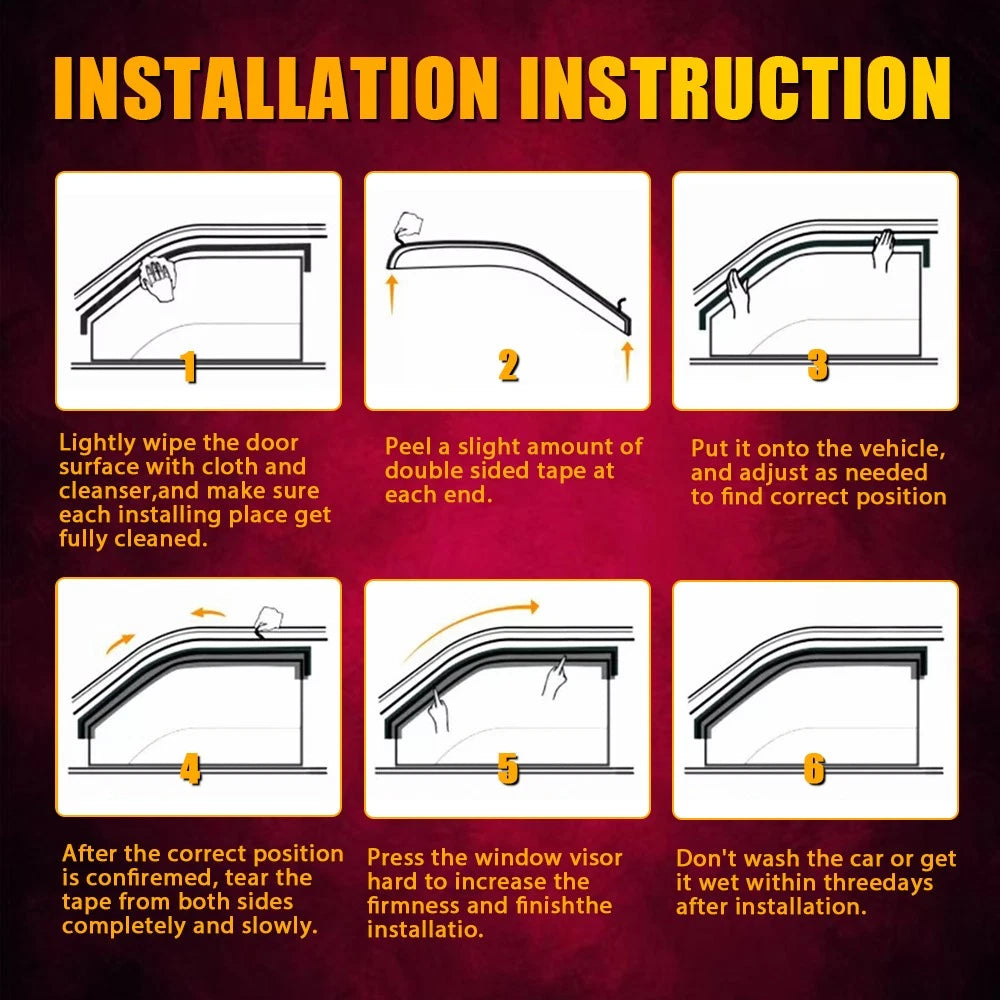 Weather shields Weathershields Window Visors for Mitsubishi MV Triton 2024+ Dual