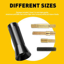 Load image into Gallery viewer, Universal 3.5cm/1.4" Carbon Fiber Screw Car Mast Short Accessory Antenna Stubby