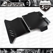 Load image into Gallery viewer, Steel Bash Plate 3mm Black 2pc fit for Toyota Hilux N70 SR SR5 2005 - 2015