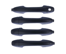 Load image into Gallery viewer, Set 4 FRONT REAR LH + RH Door Handle Outer Smart Key Black for Toyota RAV4 12-19