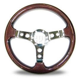 Autotecnica Dino Woodgrain Steering Wheel 350Mm 3 Spoke 22/211CT