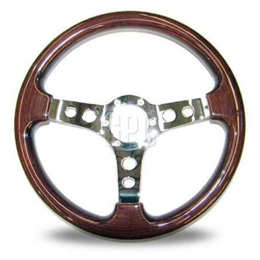 Autotecnica Dino 350mm woodgrain 3-spoke performance steering wheel 22/211CT