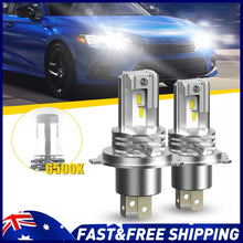 Load image into Gallery viewer, AUXITO 2x H4 LED Headlight Globes Bulbs 6500K High Low Beam 6500K 60W 20000LM