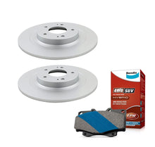 Load image into Gallery viewer, Rear Bendix Brake Pads + Rotors For Mitsubishi Outlander ZJ, ZK, ZL (Electric Pa