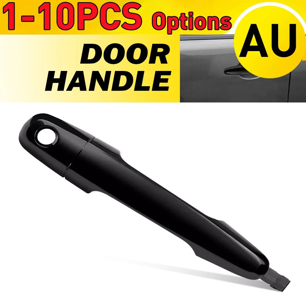 1-10X Front RH or LH Black Outer Door Handle for Mitsubishi Triton ML MN 06-15