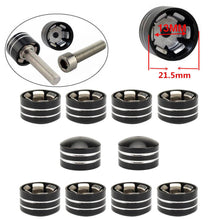 Load image into Gallery viewer, 10PCS CNC Inner 13mm Schrauben Motor Bolt Topper Caps Cover For Harley Black ST