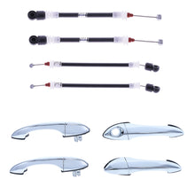Load image into Gallery viewer, 8pcs Chrome Outer Door Handle and Carrier Cable for BMW X5 E53 00-07