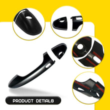 Load image into Gallery viewer, Door Handles Covers Matte Black Suitable For Toyota Hilux 2015-21 Keyless Hole