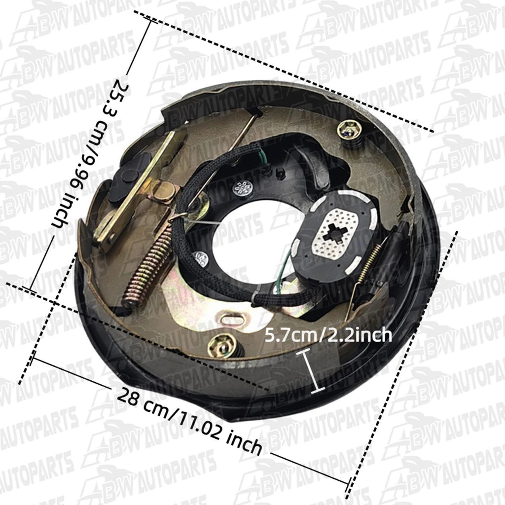 4PCS 10inch Trailer Caravan Electric Brake Backing Plates Quality Strong Magnets