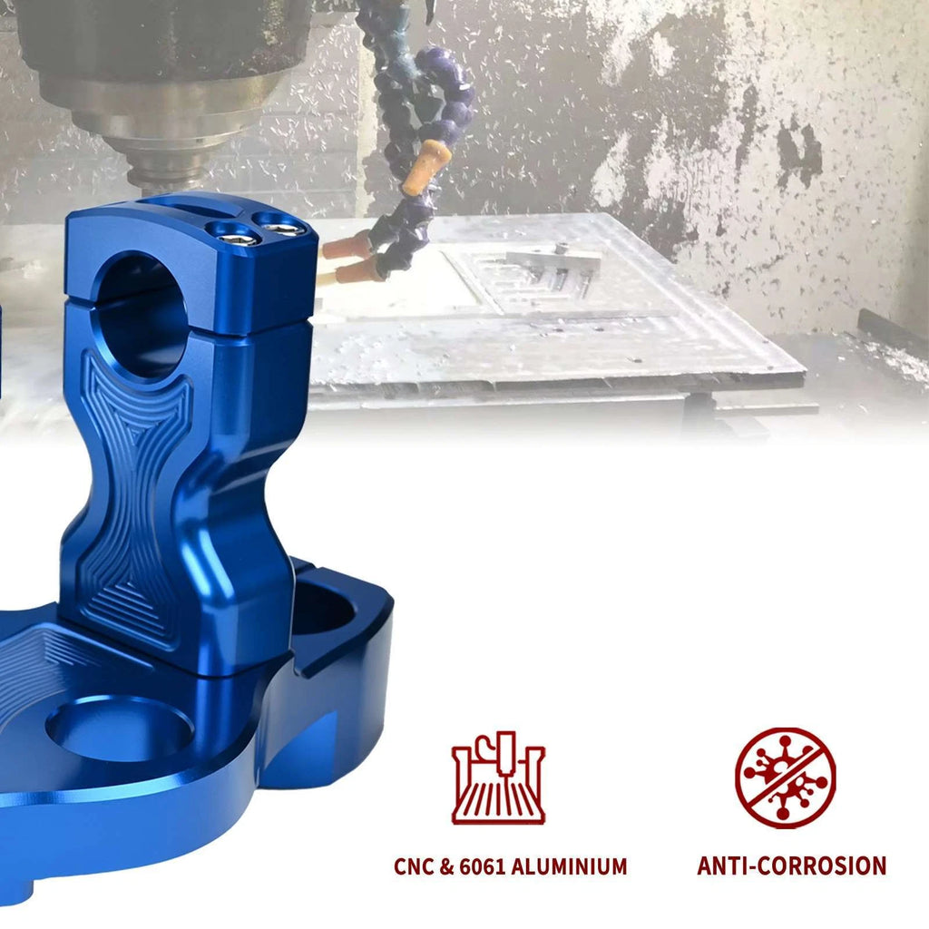 Billet Top Triple Clamp With Bar Mount Kit Blue For Honda CRF110F CRF125F 2019+