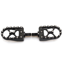 Load image into Gallery viewer, MX Style Black Foot Peg Footrest Fit For Harley Sportster Touring Softail Dyna S