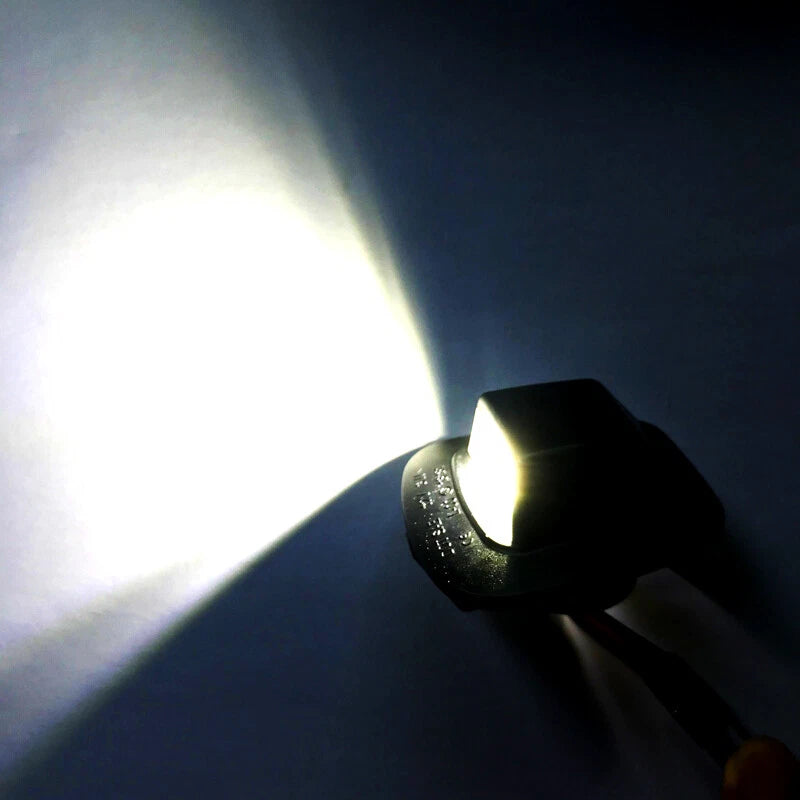 White LED License Plate Light Lamp For Mitsubishi Raider 06-09 for Dodge Dakota