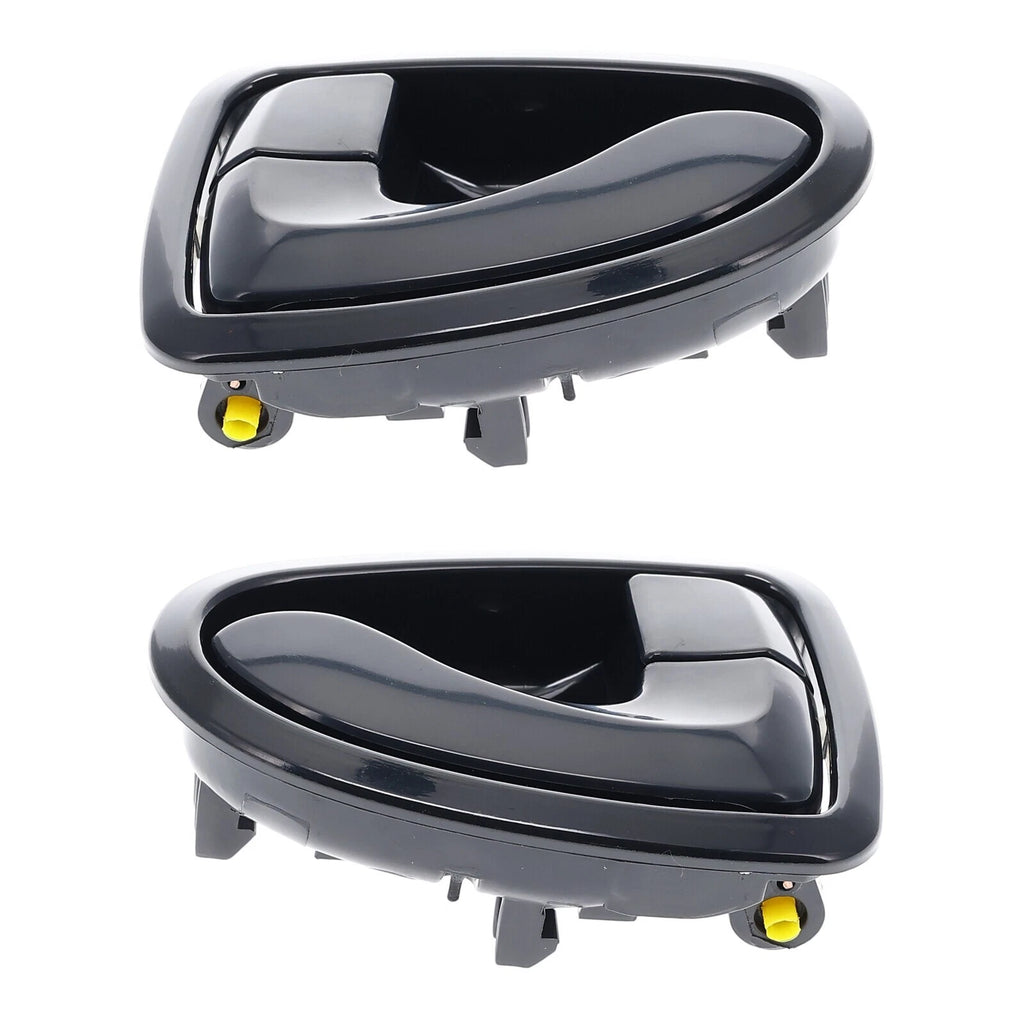 Door Handle Inner for Hyundai Accent LC 00-06 Set of 2 Black FRONT=REAR LH+RH