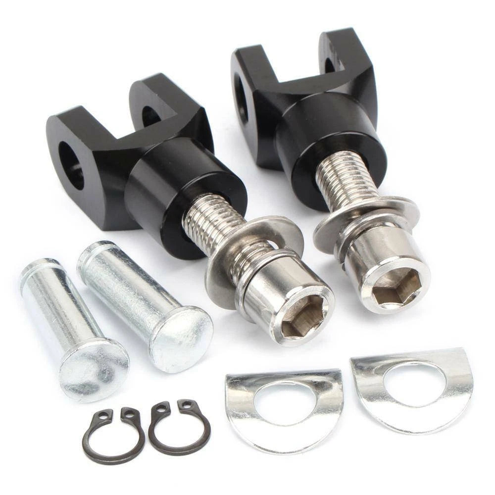 29mm Chrome Passenger Foot Peg Support Mount Clevis Kit For Harley Softail FXST