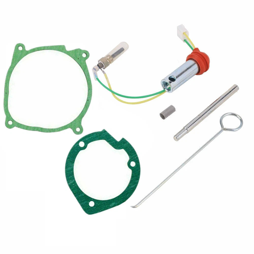 7Pcs Car Air-Diesel-Gasket+Ceramic Glow Plug Kit For Chinese Diesel Heater 2KW