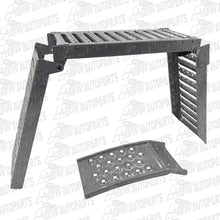 Load image into Gallery viewer, 2-In-1 Folding Sturdy Car Loading Ramp HU2500 Grey Multi-Use Steel Portable Ramp