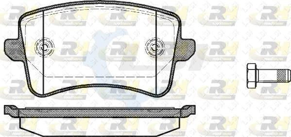 Rear Brake Disc Rotors and Brake Pads for Audi A4 A5 Q5 S4 B8 08-18 300mm