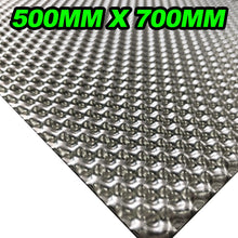 Load image into Gallery viewer, NEW 500mm X 700mm Car EXHAUST HEAT SHIELD Embossed Aluminium DIY Fold Form AU OZ