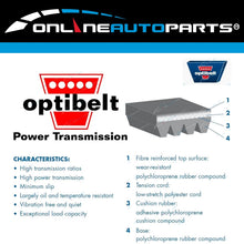 Load image into Gallery viewer, Alternator Belt for Nissan Navara D22 V6 3.0L VG30E 3.3L VG33E 2000~2005